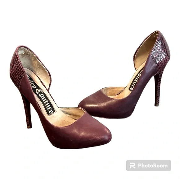 Juicy couture red wine heels in great condition - Picture 4 of 8